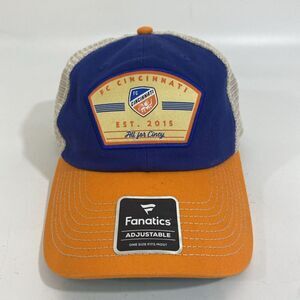 Fanatics FC Cincinnati Mesh Trucker Hat Cap Snapback New NWOT